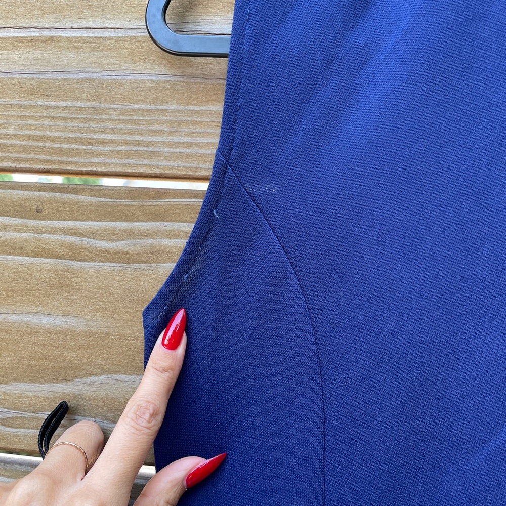 Right on! By Estivo navy blue jumpsuit true vintage 70s - Picture 9 of 14